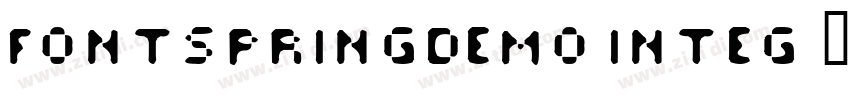 FONTSPRINGDEMO Integ字体转换